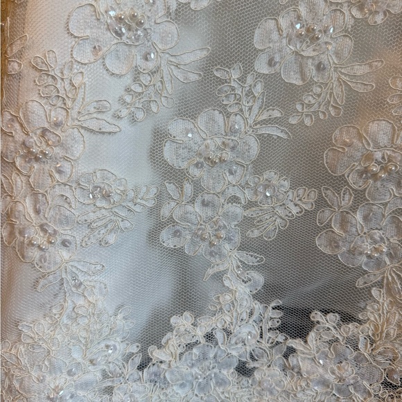 Oleg Cassini Ivory Gown - Picture 7 of 12